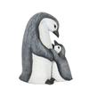 A Set of Two Resin Statues Featuring a Mother And Penguin Showcasing a Creative Family Theme These Can Serve As Decorative Pieces for Home