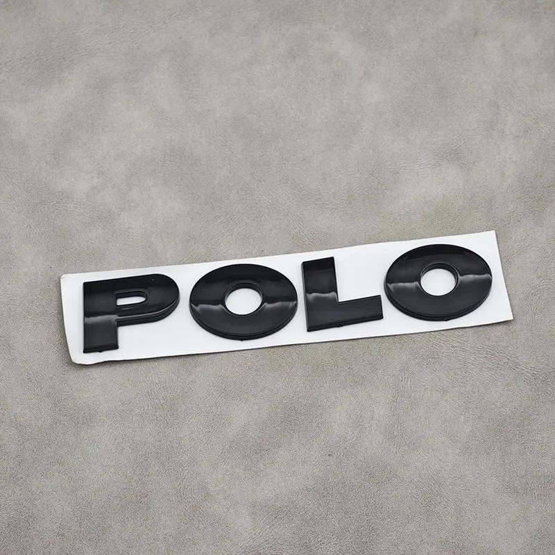

VW GTI GOLF 2026 Hot For VW VOLKSWAGEN 3D ABS Chrome Logo POLO Emblem Letters Sticker Car Rear Trunk Badge For Volkswagen VW Pol