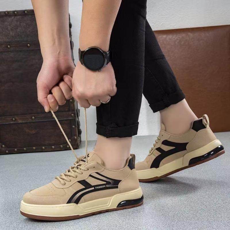 Men S Casual Board Shoes Breathable Thick Sole Fashion Running Sneakers
