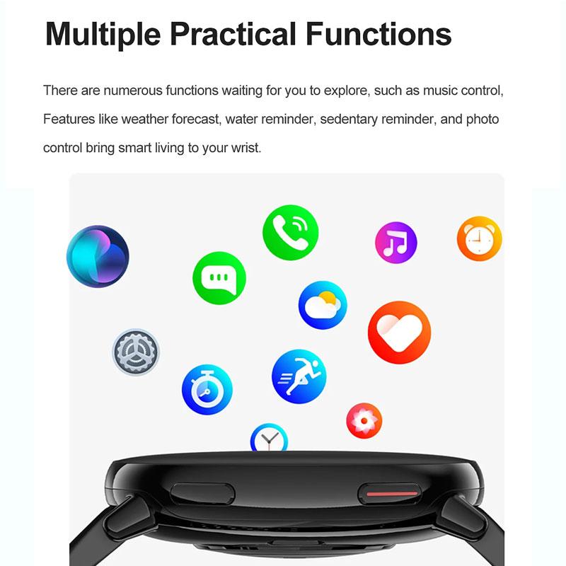 SACOSDING Women Smart Watches ChatAI-GPT Built-in GPS Movement Compass Watch Bluetooth Call Voice Assistant Health Monitoring Smartwatch Man