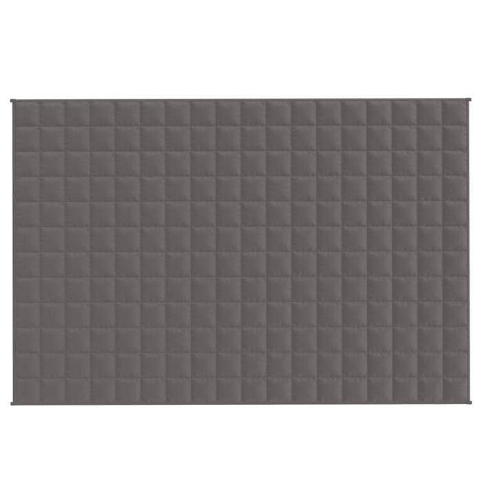 VidaXL Couverture lestée Gris 120x180 cm 5 kg Tissu 350770