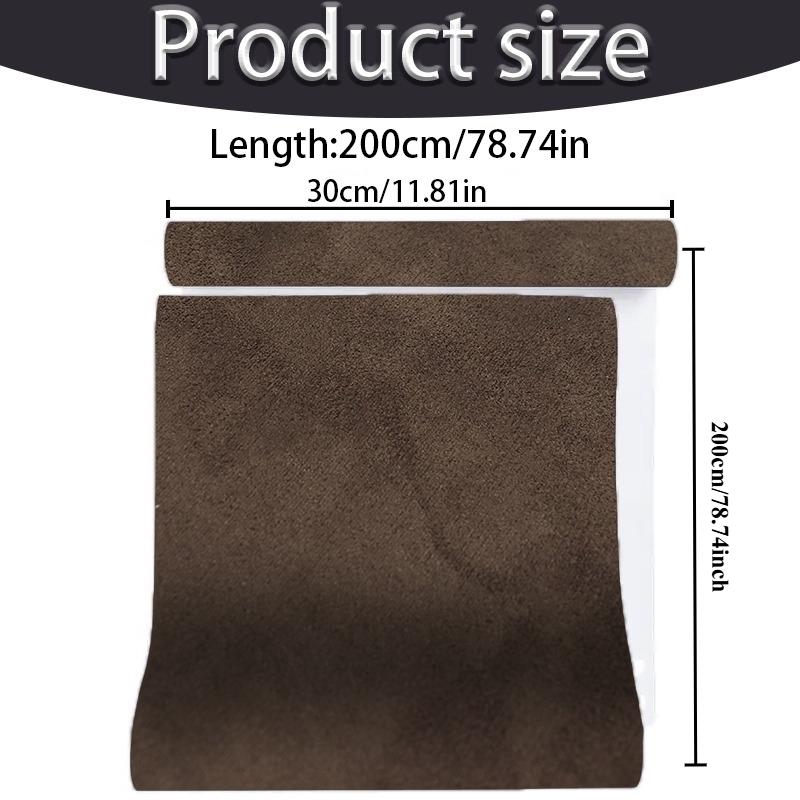30x200cm Samolepicí semišový látkový role pro úpravu interiéru auta Oprava pohovky Šperkovnice Elastická samolepka z sametové látky DIY