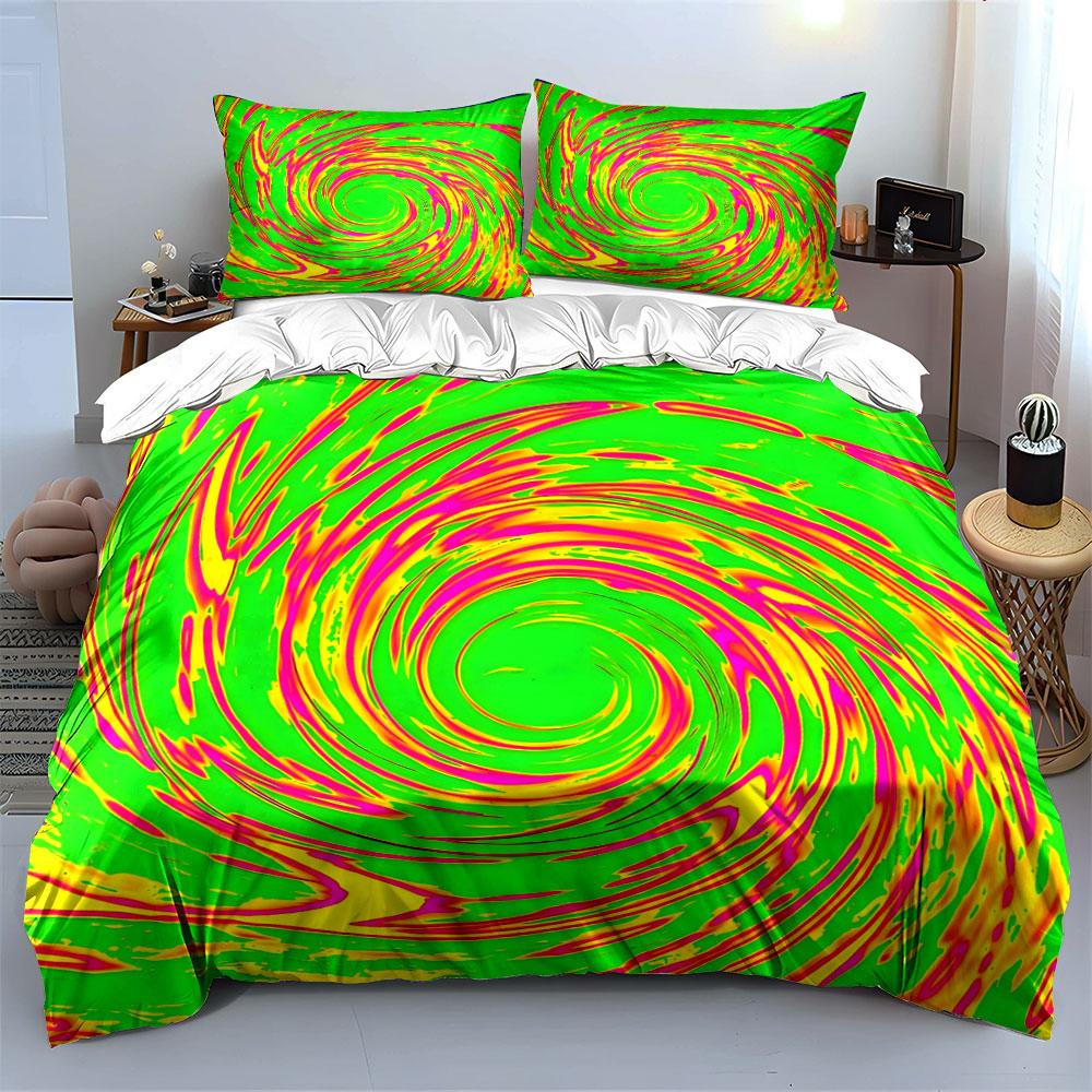 "Vivid Abstract Art Set Decoration" Soft Skin-Friendly Bedding Set Includes 1 Duvet Cover And 2 Pillowcase Gift