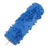 Pattern Paint Roller 15cm Rubber Reusable Versatile Decorative Art Texture Roller for Wall Door Cabinet
