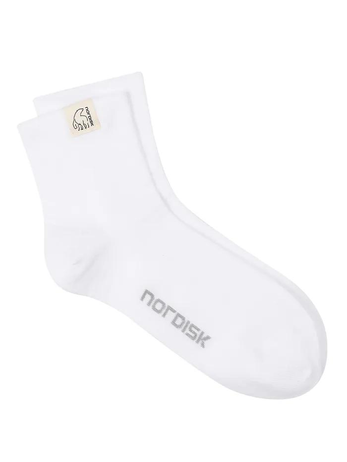 [Picnic] Mesh Mid Socks_Off White_OWS26S21W3