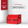 Leather Car Trunk Storage Box with Logo - Multifunctional Folding Organizer