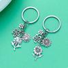 1pc New Fashion Sunflower Keychain, Alloy Metal Key Ring, Jewelry Gift For Friends