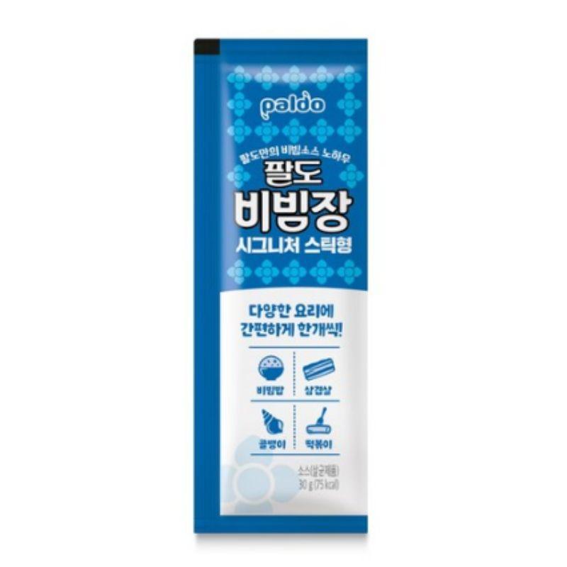 Paldo Bibimjang Signature Stick Sauce Koreanische Süß-Scharfe Tragbare Sauce 10 Stück 300g 1 Karton/2 Kartons