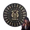 Juego de Runas de Bruja 25 Piezas Runas de Artesanía de Bruja de Madera Con Disco Suministros Decorativos de Bruja Con Inscripciones Inmortales Herramientas de Artesanía