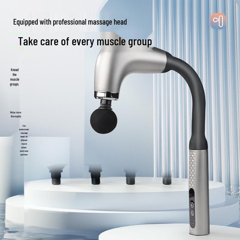 Long Handle Elbow and Body Massage Gun for Neck, Shoulders, Waist, Back, and Cervical Spine