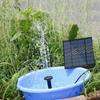 11/15.5cm Water Fountain Solar Power Panel Water Pump  8 Nozzle Outdoor Watering System Energy Saving Kits Garden Decoration