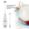 Handheld Electric Milk Frother Coffee Foam Maker with Stainless Steel Spring Whisks Stirrers