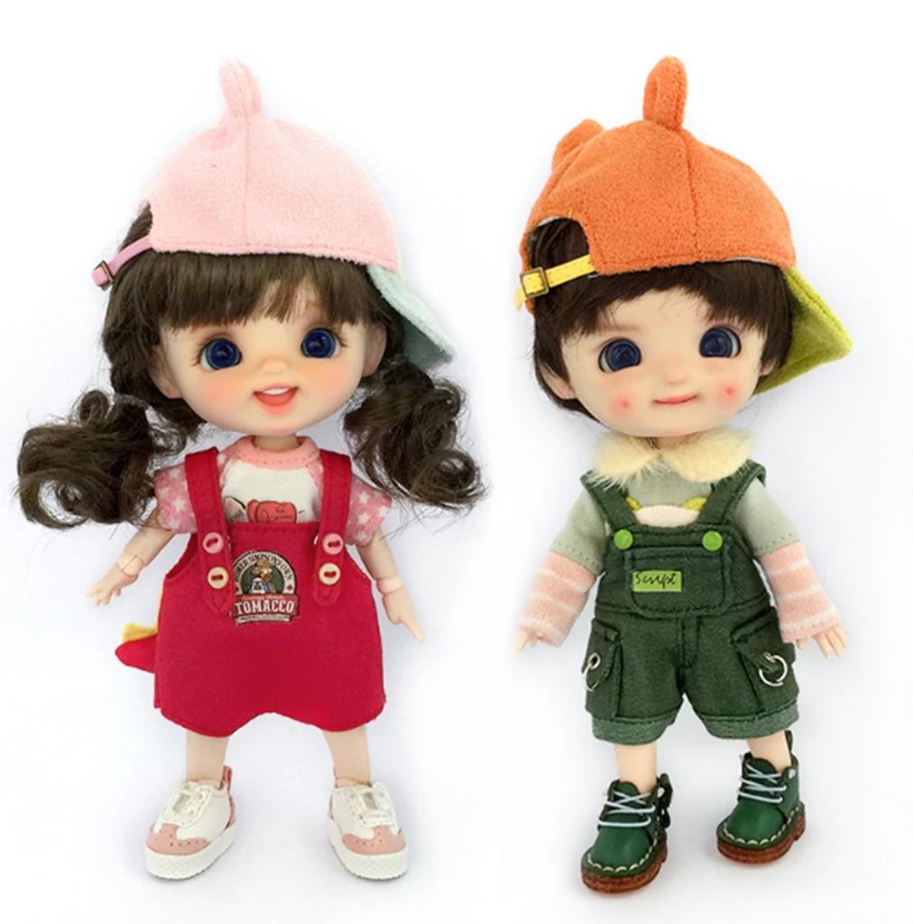 OB11 Baby Figure ob11 Accessories Bunny Cap obitsu 11 Molly Gsc 1/12 BJD Doll Accessories Clothing BJD Baby Clothes 4 Color