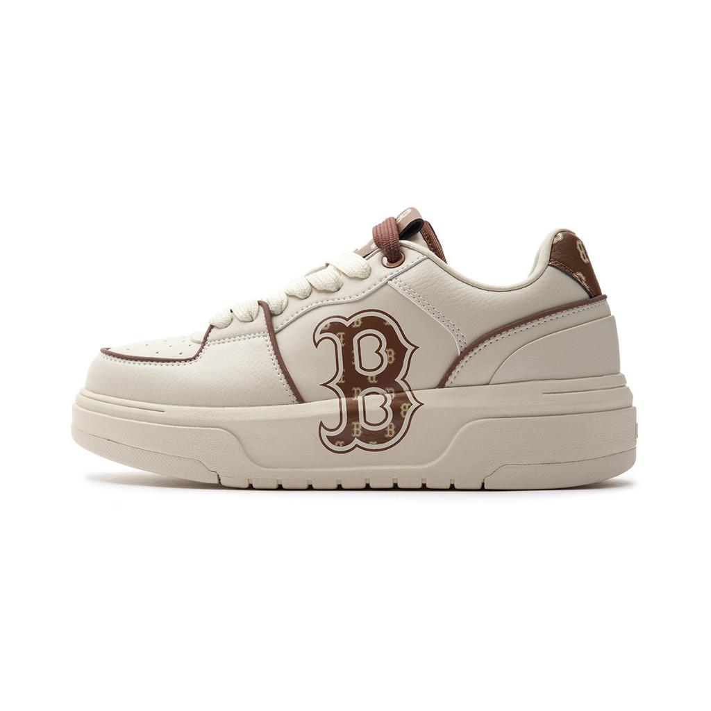 MLB Cushioning Low-Top Casual Shoes Unisex Beige Brown Sneakers 3ASXCL-MLB4399