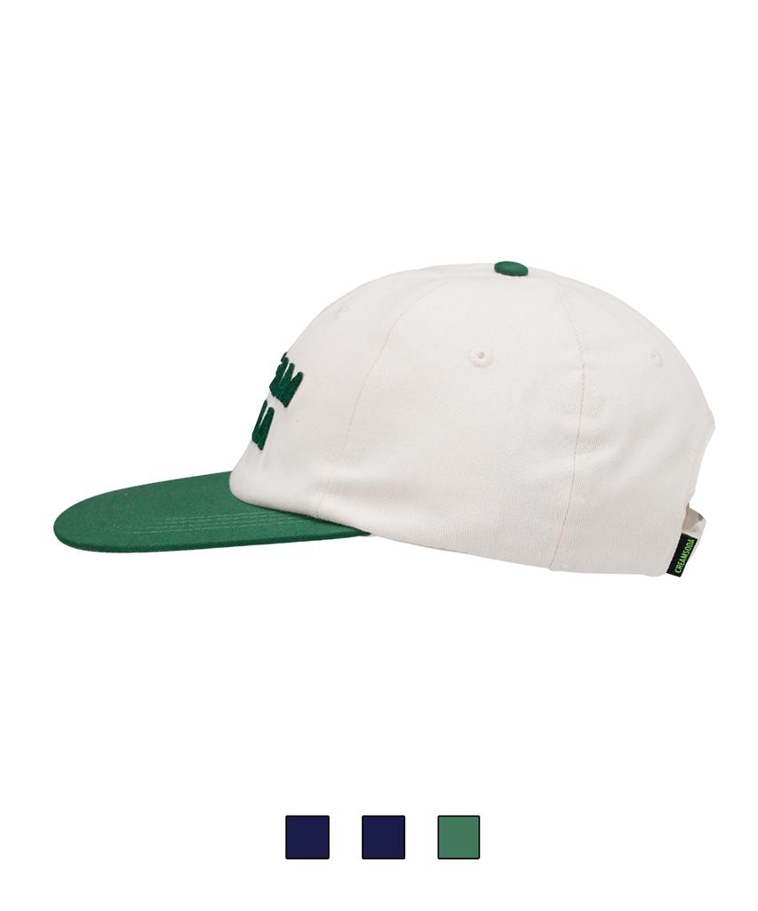 CREAM SODA LAB Applique Panel Ball Cap Green