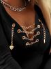 European Slim V-neck Chain Long Sleeve Women's Top - 2025 Collection