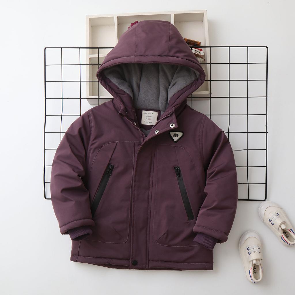 Jungen in Europa und den Vereinigten Staaten neue kalte- und winddichte leichte verdickte flauschige warme lockere hochwertige Stoff Freizeit Sport Baumwollkleidung