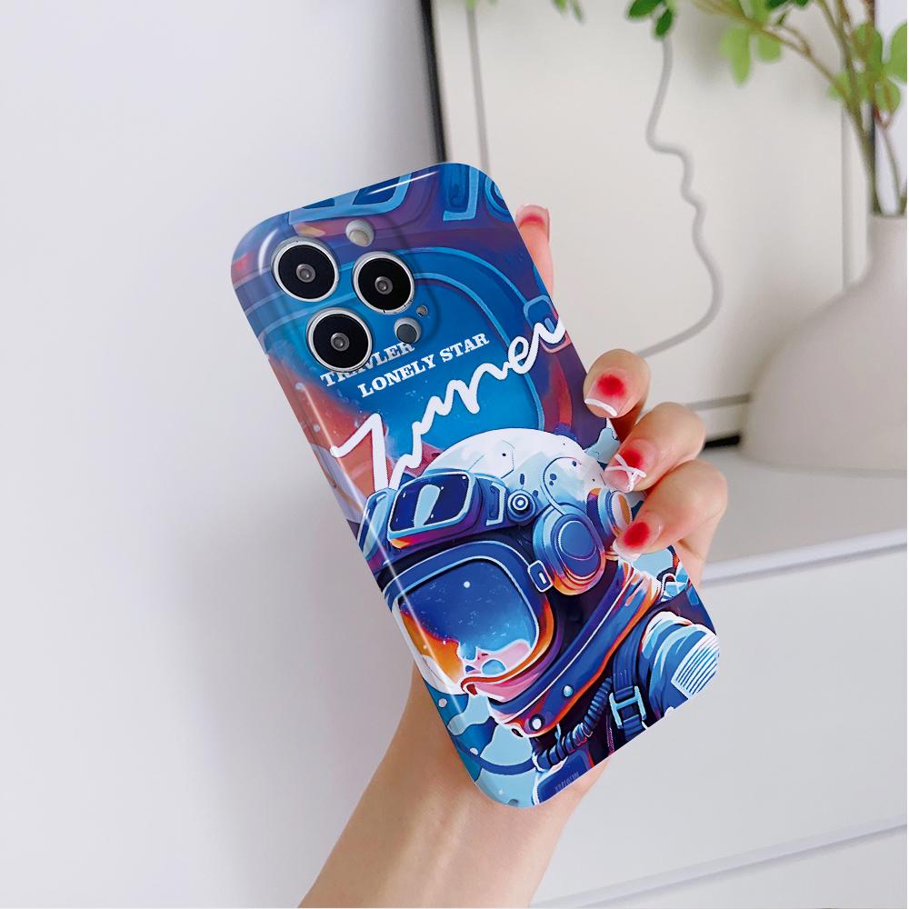 Husă de telefon cu film all-inclusive, design de modă desen animat, carcasă dură cu acoperire completă, husă cu protecție pentru cameră pentru iPhone Huawei Honor Vivo Google