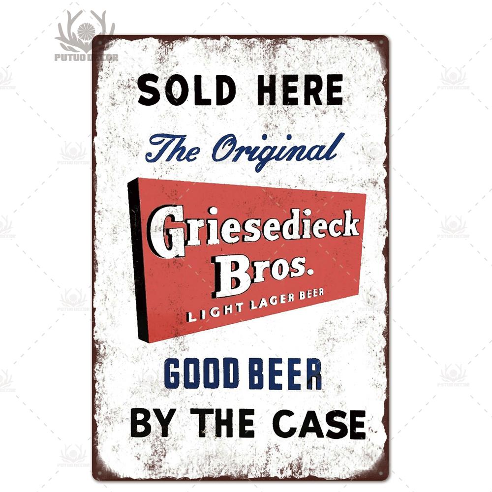 Beer Tin Sign Plaque Metal Vintage Pub Funny Metal Sign Plate Wall Decor for Bar Pub Club Man Cave Decorative Iron Painting
