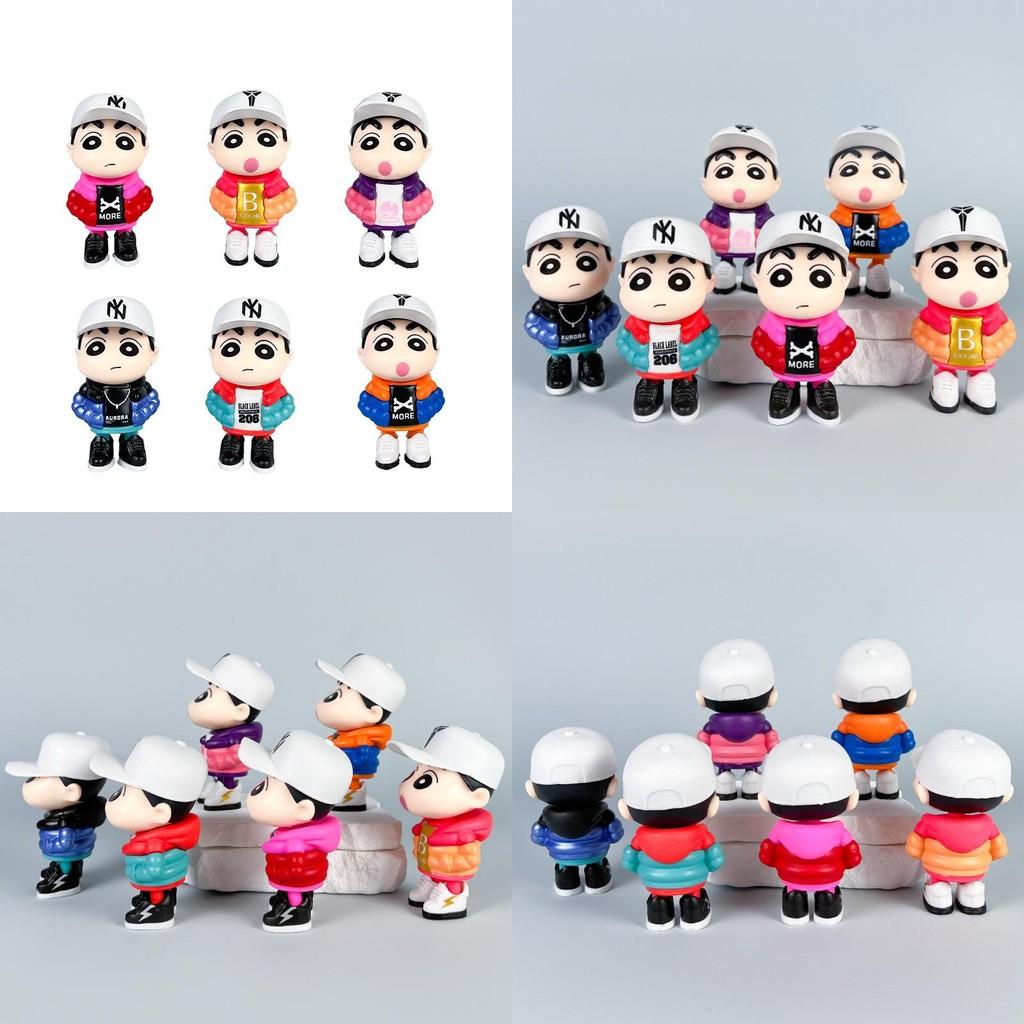 Trendy Wear Clothes Crayon Shin Chan Action Figures Model Toy Doll Decoration