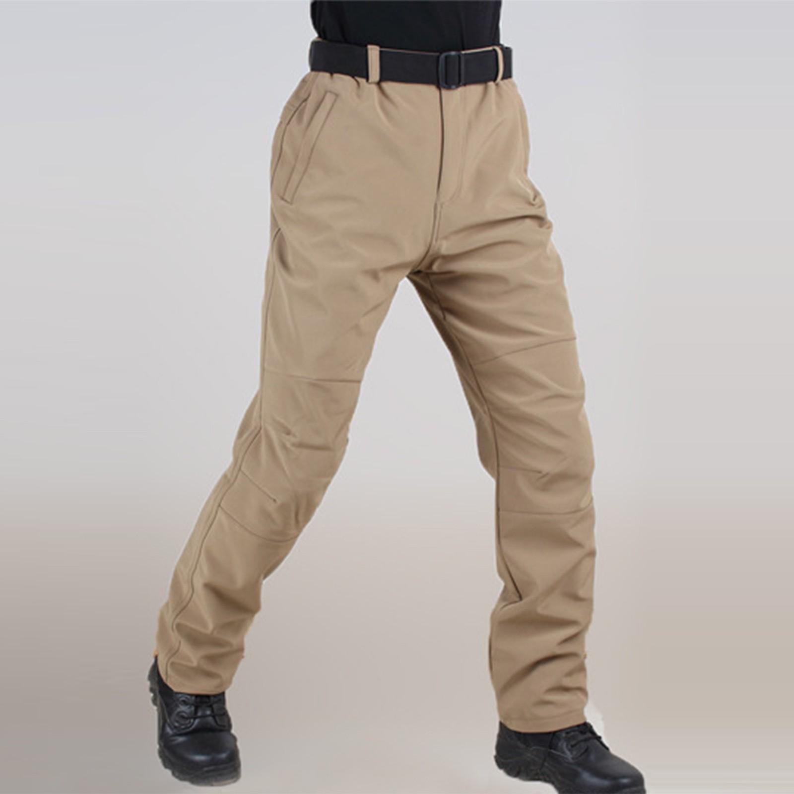 Men s Multi Pocket Work Pants For Sports And Outdoor Activities, Multi Pocket Casual Pants S хаки