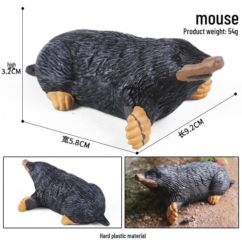 Wild Safari Animal Figurines: Giraffe, Elephant, Rhinoceros, Brown Bear, Tiger, Lion, Leopard, Hippopotamus - Solid Cognitive Toys