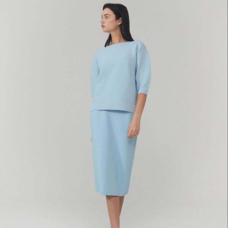 2nd Skin Comfortable Air Knit 7 Sleeve Top Adwst2200