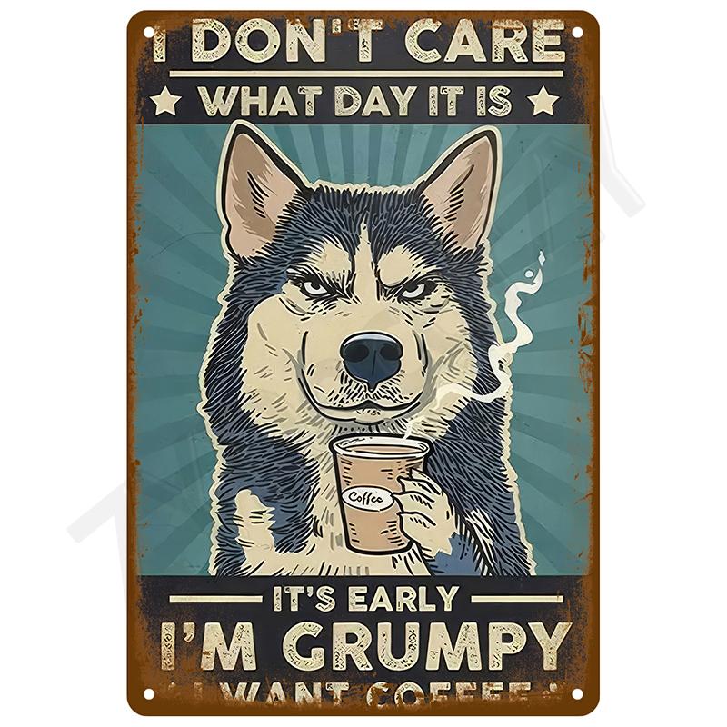 Retro Tin Sign Vintage Metal Signs Plates Posters House Interior Bathroom Wall Art Mural Aesthetic Room Home Decor Decorations