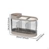 Chopstick Organizer Chopsticks Cage Flatware Spoon Fork Cutlery Drainer Storage