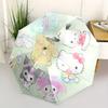 1pc Sanrio Characters Spring GatheringUmbrella with Plastic Handle,Suitable for All Seasons Home Travel Outdoor UmbrellaSanlio198