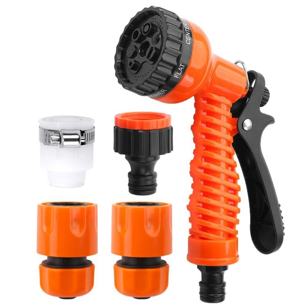 7 Spraying Functions Garden Watering Hose Lightweight Durable Materials High Pressure Water Sprayer Rubber Car Wash Sprayer