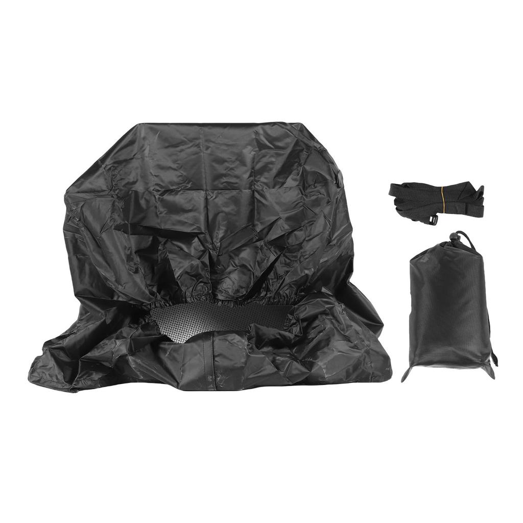 Abdeckung für Außenpoolheizung Wasserdicht Winter Schwimmbad Wärmepumpenabdeckung 420D Oxford-Gewebe Silberbeschichtet Schwarz