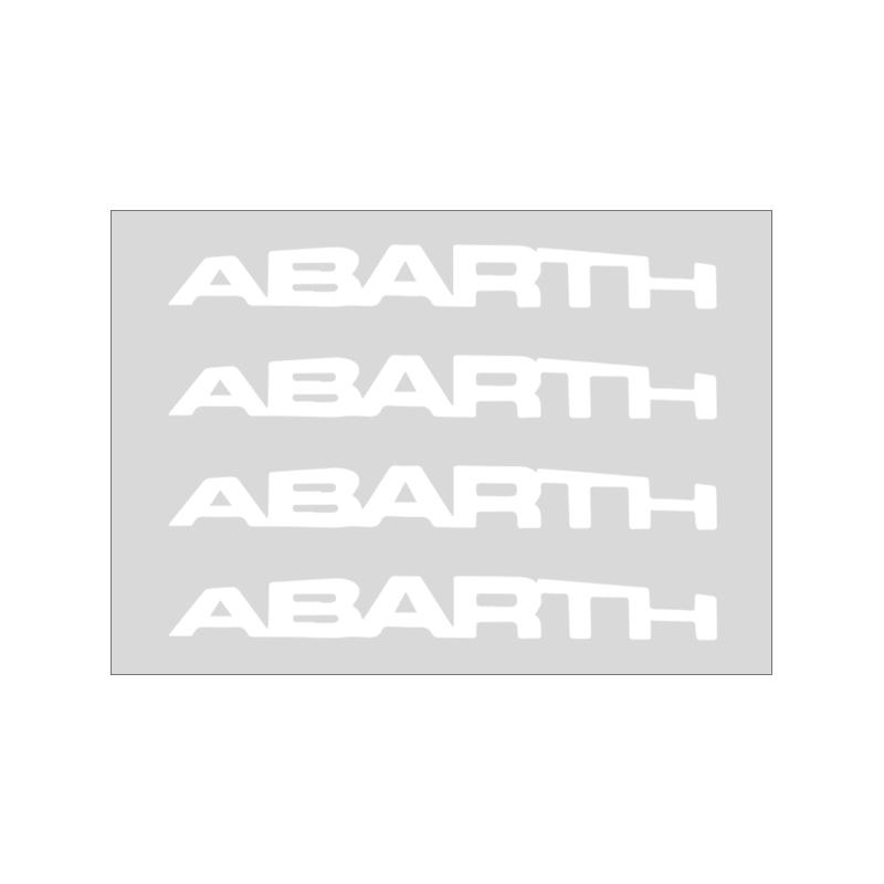 HIUWL1 4P/Set Car Door Sticker Scratches Resistant Cover Auto Handle Stickers Emblem For Abbas Abarth Punto 124/125/500 Stilo Ducato