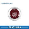 Push Button Starter Switch No.35881T5HH41 Engine Start Stop Switch Button for Honda Fit 2015 2016 2017 2018 Silver Tone