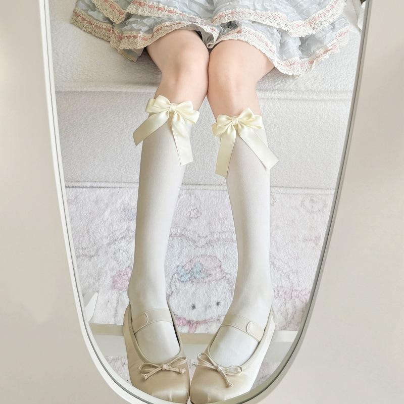 Spring And Summer Thin Calf Socks Women'S Elastic Skin-Penetrating Stockings Lolita Pure Desire Jk Socks Japanese College Wind Knee Socks