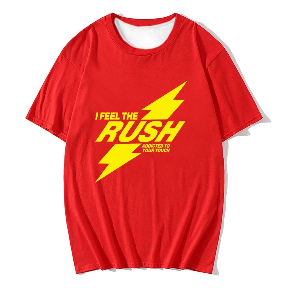 

RUSH Футболка Troye Sivan Футболка с спортивным принтом Charli Xcx Футболка с коротким рукавом и круглым вырезом Повседневная женская футболка с принтом 4XL