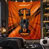 Wandbehang Wandteppich McLaren Druckstoff für Wohnzimmer Schlafzimmer Heimdekoration