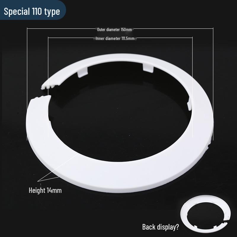 Decorative Pipe Cover Ring for Air Conditioning and Heating Valves