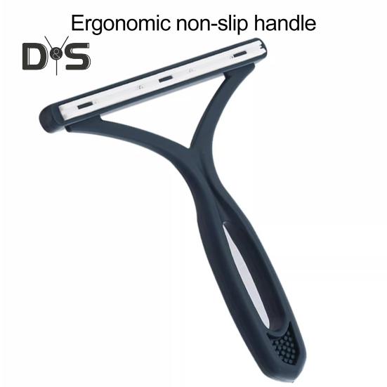 Βούρτσα Σκουπίσματος Τριχών Κατοικίδιων Εργονομική Λαβή Αντιολισθητική Καθαριστής Καναπέ Χαλιού Καθίσματος Αυτοκινήτου Εργαλείο Περιποίησης Τριχών Σκύλου Γάτας