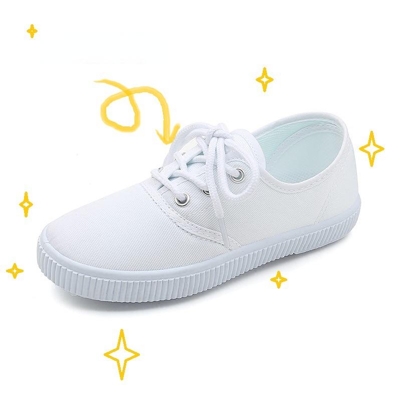 Dětské plátěné boty pro rodiče a děti, podzimní boty pro chlapce, volnočasové boty pro dívky, sportovní boty pro děti, dětské boty, dětské tenisky, malé bílé boty, dětské boty, plátěné boty pro děti.