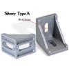 20pcs 3030 Corner Fitting Angle 30x30 Decorative Brackets Aluminum Profile Accessories L Connector Fasten Connector