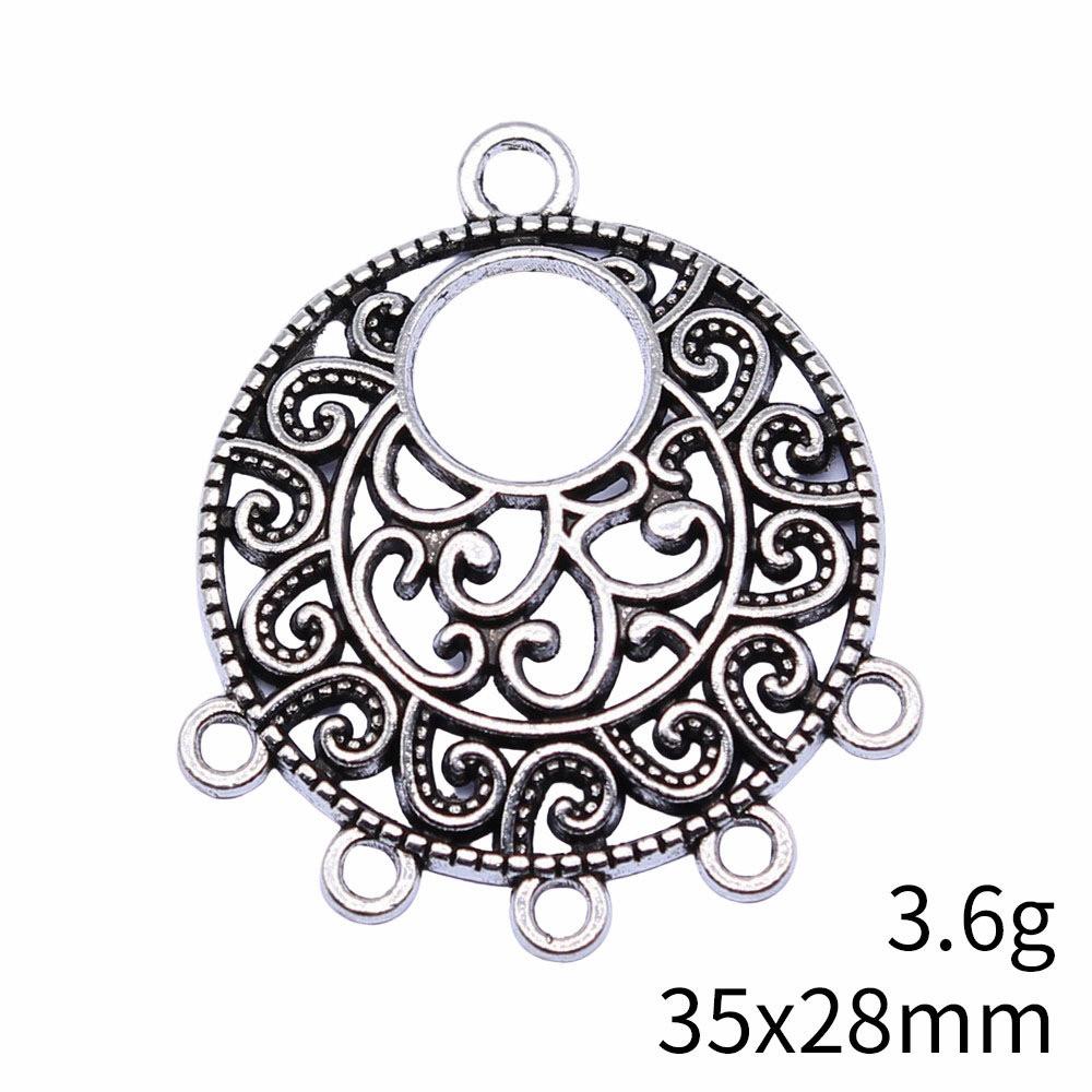 NewArrivals Jewelry Findings Angel Dream Catcher Earring Connector Accessories Parts Women's Bag Accessories For Women