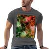 Green And Red Peacock Feather Pattern Tshirt Cotton T Shirt Pack Funny T Shirts Unisex Essential T Shirt Tshirt