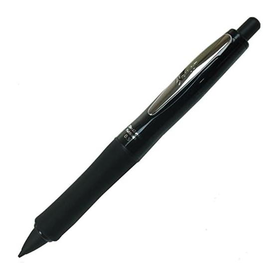 PILOT Dr. Grip Full Black Mechanical Pencil, 0.5mm, Black HDGFB80RB, Long Writing, Gentle on Neck/Shoulder/Arm, Matte Black Body, Adult Dr. Grip