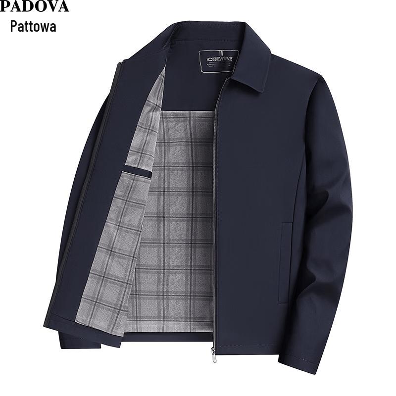 Patova Men s Thin Wrinkle-Resistant Lapel Jacket XXL