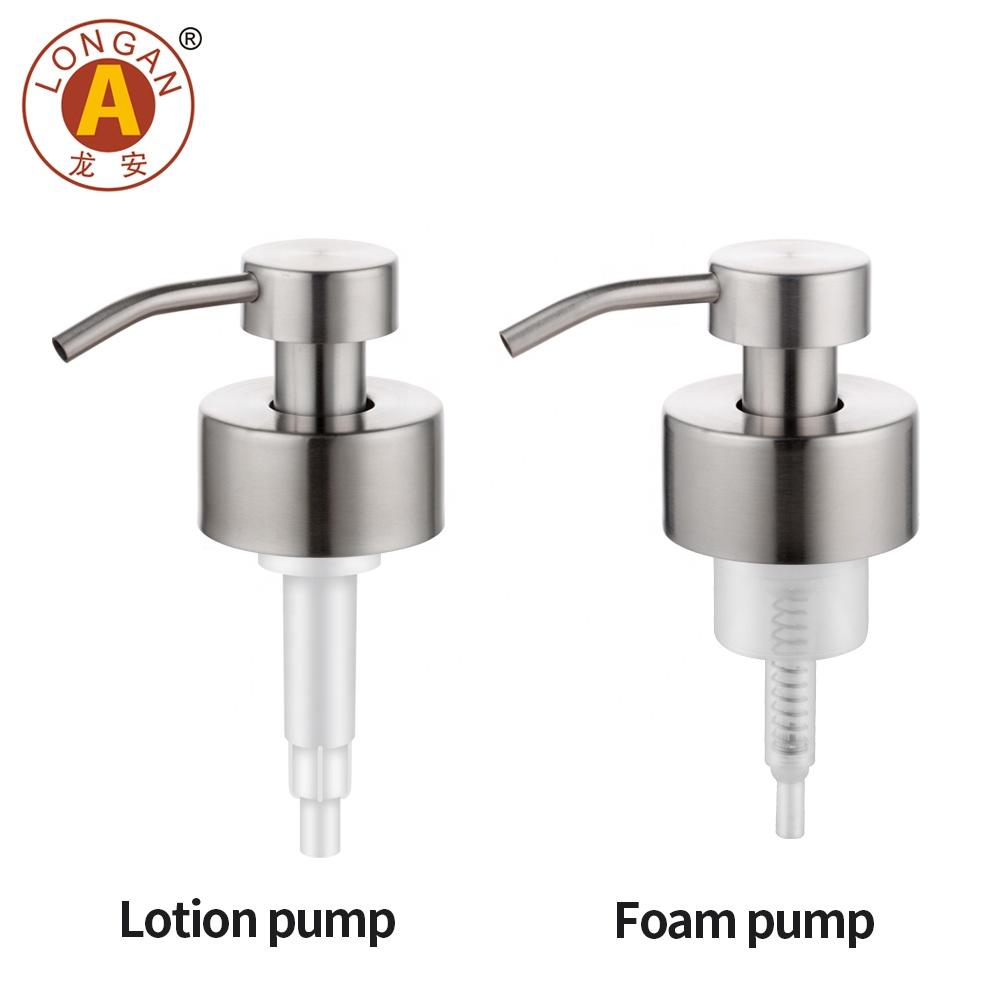 Kitchen Accessories Replacement Soap Pump Bamboo Stainless Hand Liquid Soap Dispenser Bottle Pump Head for Soap Dispenser