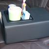 Backseat Arm Rest Console Box Automotive Arm Rest Organizer With Cup Holder Second Row Rear Central Armrest Box For SUV Truck