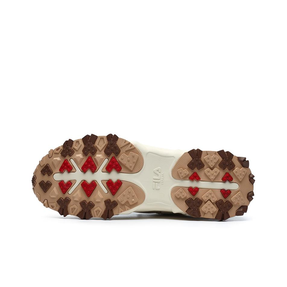 New FILA Oakmont 2 Tiramisu Slip-Resistant Abrasion-Resistant Lightweight Low-Top Chunky Sneakers Men's Cloud Brown F12M212141FCR