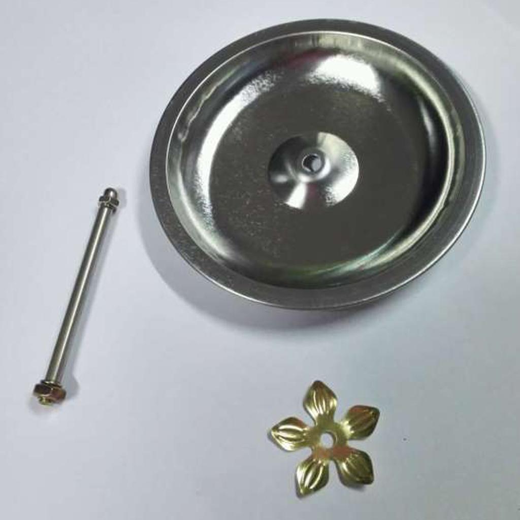 Verstellbare Räucherstäbchenhalter-Brennerplatte für Sandelholzspiralen, 2 Stück, 11 cm