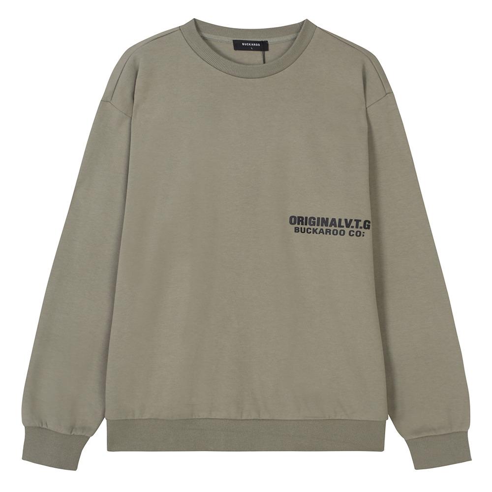 Свитшот Burkeru Cp с двусторонним логотипом Хаки Серый Khaki Grey_L